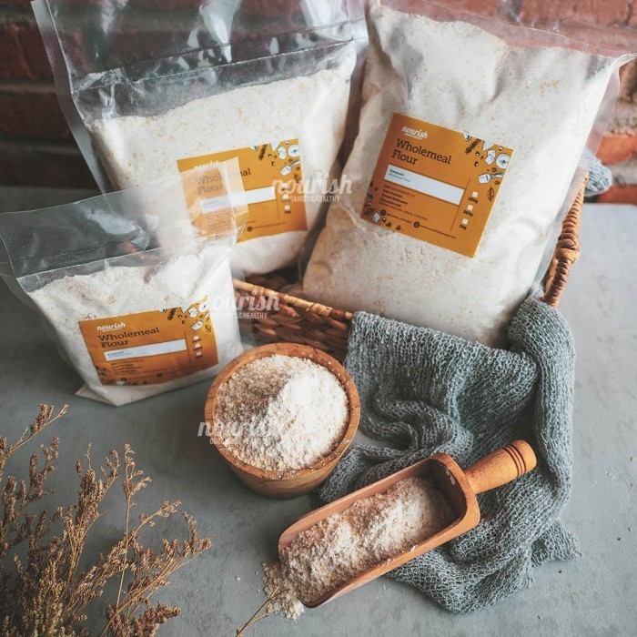 

TERJUAL Whole Wheat Flour / Whole Meal Flour / Tepung Gandum Utuh 1kg