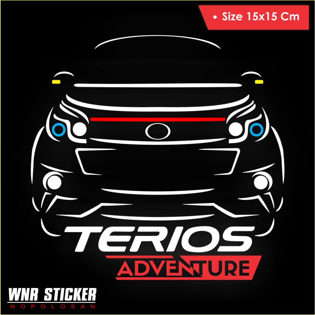 Stiker Mobil  Mobil All New Terios Adventure Terbaru