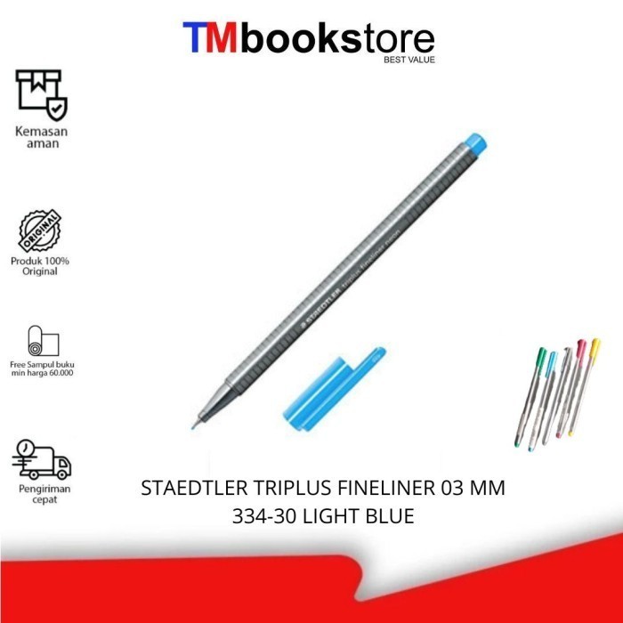 

STAEDTLER TRIPLUS FINELINER 03 MM 334-30 LIGHT BLUE