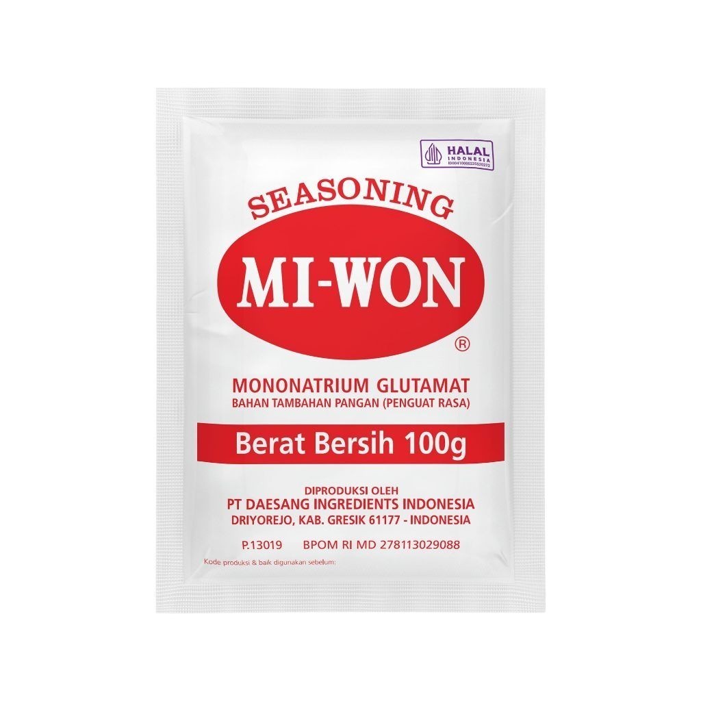 

Miwon MSG (M) 100 gr MI-WON Warung Sayur Jogja