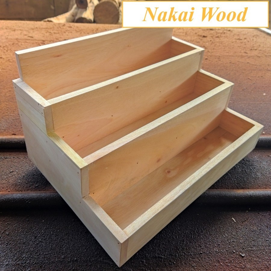 Rak Kayu Serbaguna, Tempat Botol Rak Bumbu Full Kayu