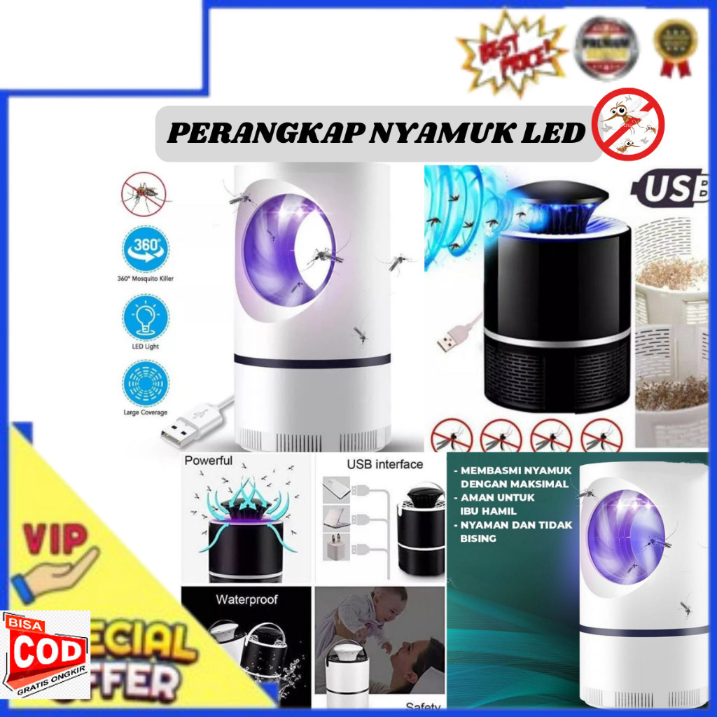 Pembasmi dan Pengusir Nyamuk Elektrik / Penangkap alat Pengusir Nyamuk Elektrik / Insect Killer / La