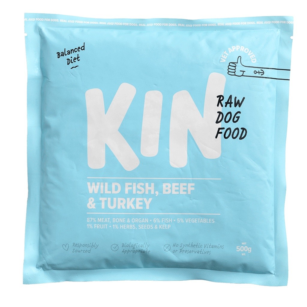 Kin Dog Food - Wild Fish, Beef & Turkey