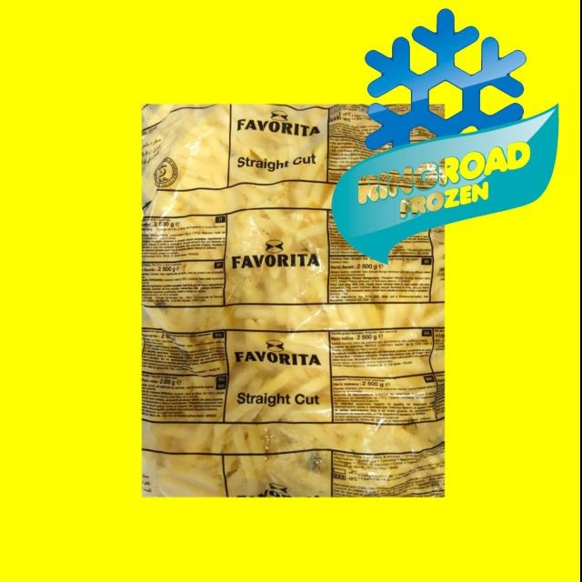 

MCCAIN FAVORITA STRAIGHT CUT 2500 GR - KENTANG BEKU