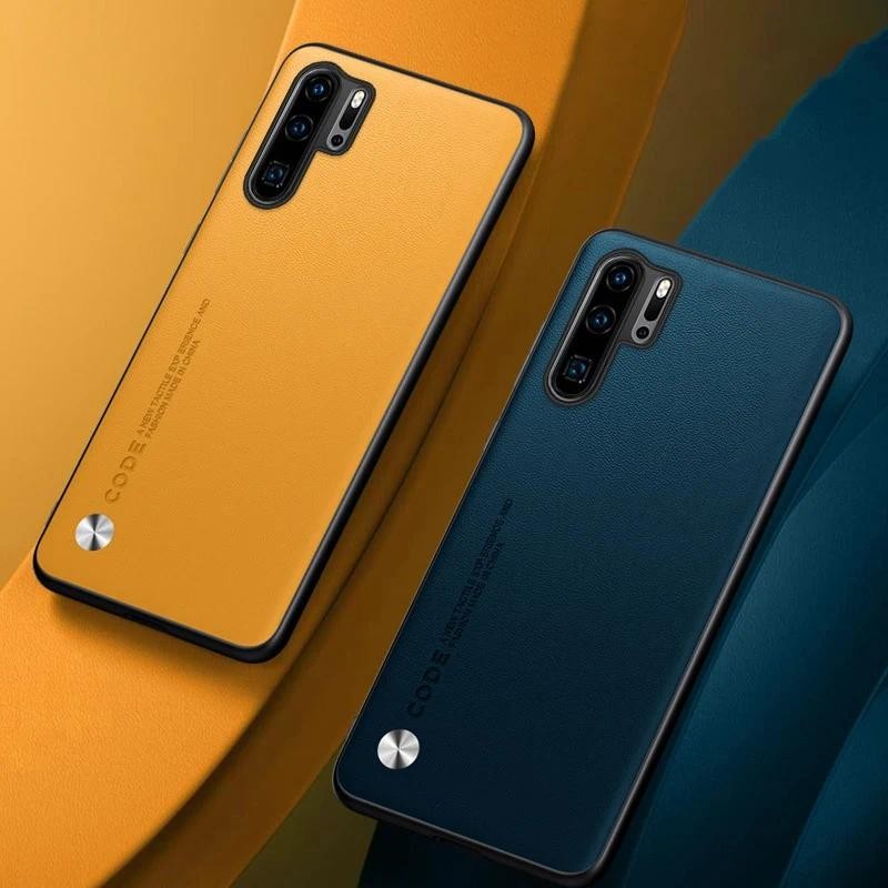 New Phone case Huawei P30 Pro Carbon Fibre Leather Silicone Full Protection Casing For Huawei P30 Li