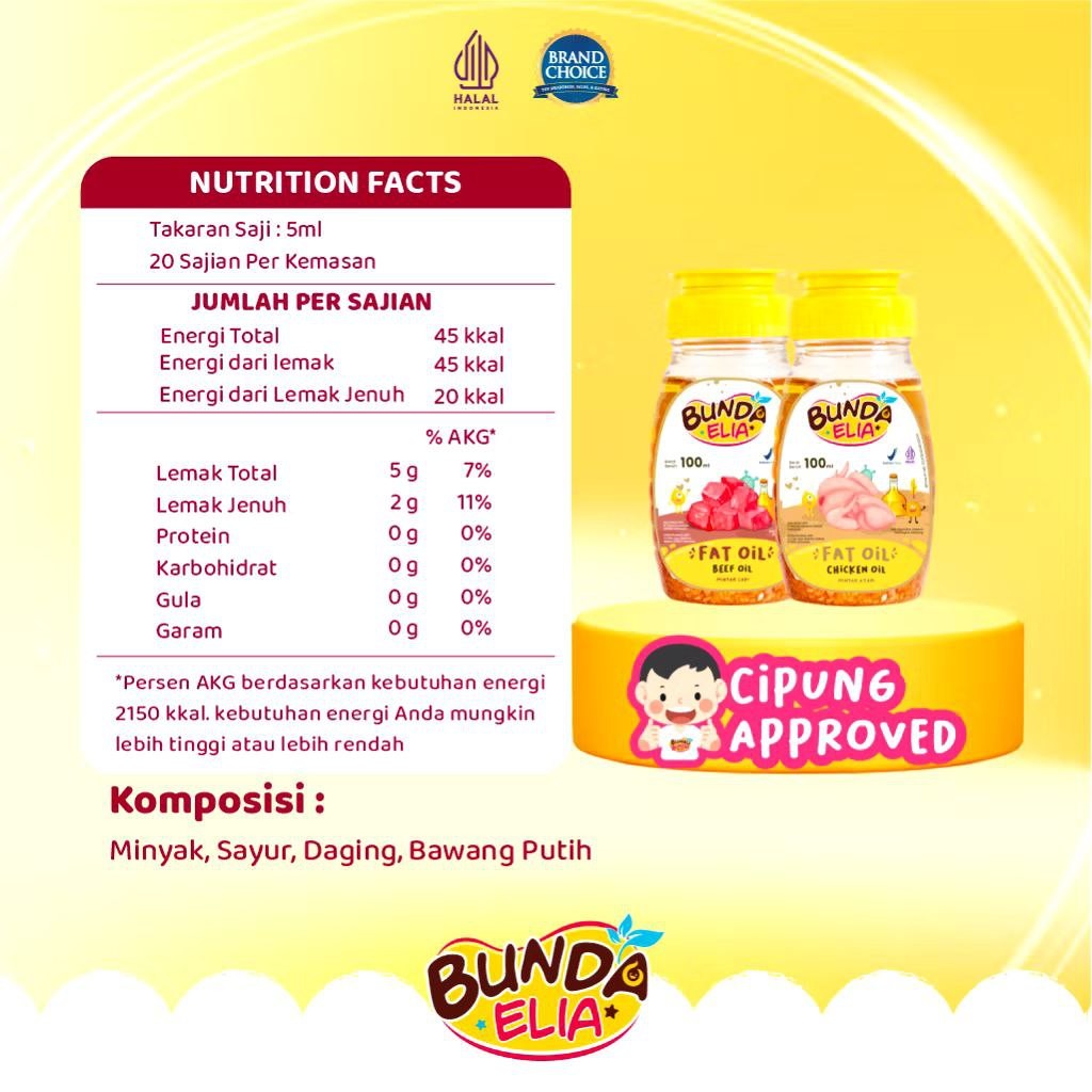 

BUMBU BUNDA ELIA Fat Oil