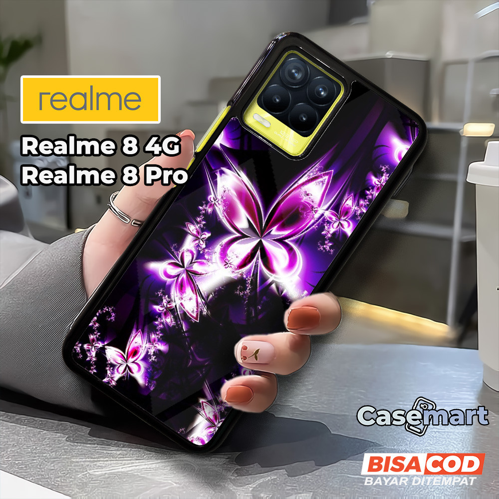 Case Realme 8 4G Realme 8 Pro Casing Realme 8 4G Realme 8 Pro Casemart [BTFY] Case Glossy Case Aesth