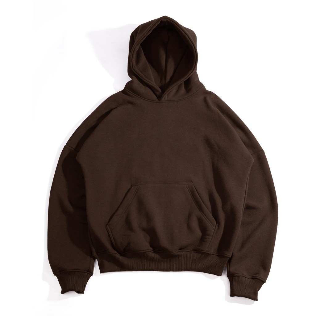 Oversized Boxy Hoodie BROWN
