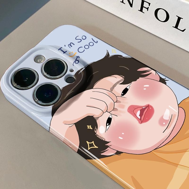 Hard Case For POCO X3 X3 NFC X3 Pro F3 F4 M3 Pro 5G Casing Lens Protection Cute Girl Boy Case Hp Mur