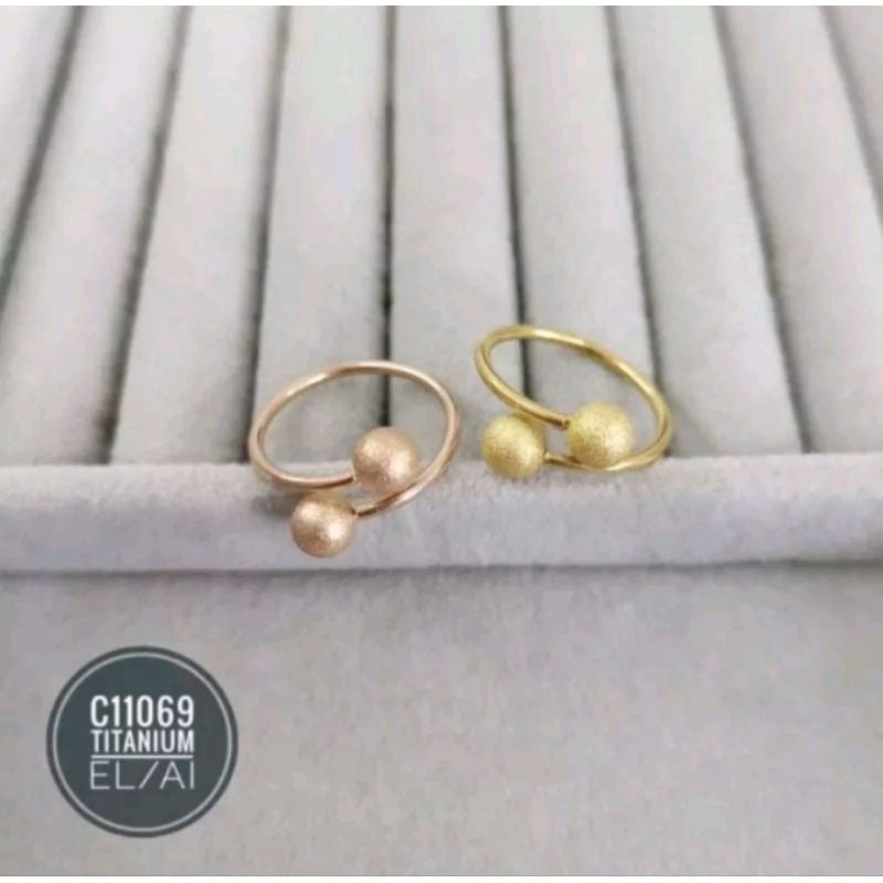 cincin ulir titanium Anti karat cincin Boba anti karat