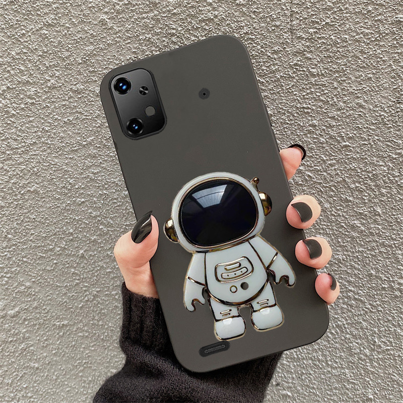 For Umidigi Bison X20 Case Fashionable Cartoon Astronaut Stand dustproof Smooth For Umidigi Bison X2