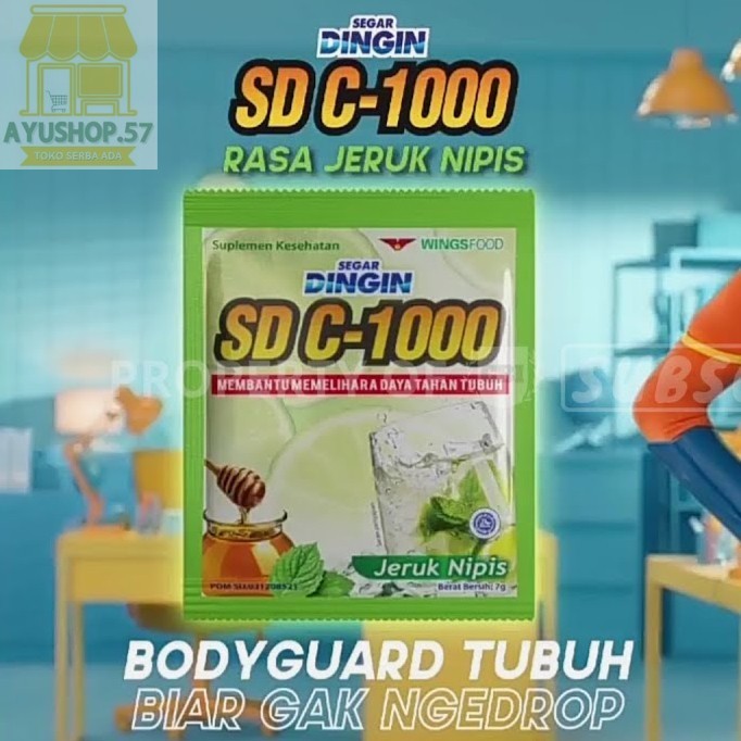 

Segar Dingin SD C-1000 Jeruk Nipis [24's/7gr/pack] - AYUSHOP57
