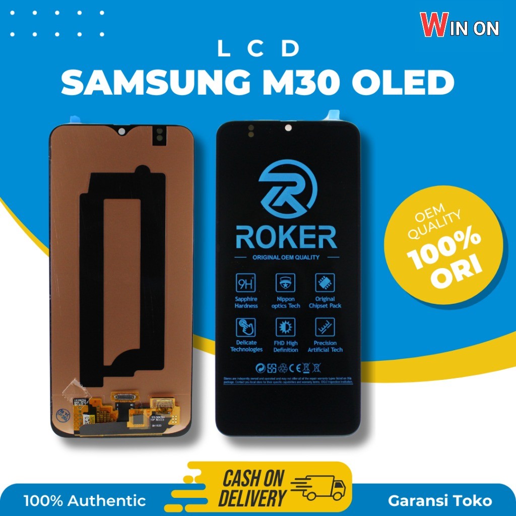 WIN ON - LCD TOUCHSCREEN SAMSUNG M30 /M30S /M21 /M21 OLED FULLSET ORI ROKER