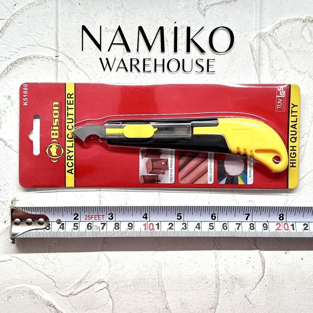 

Pisau Cutter Akrilik Mika Plastik HPL BISON