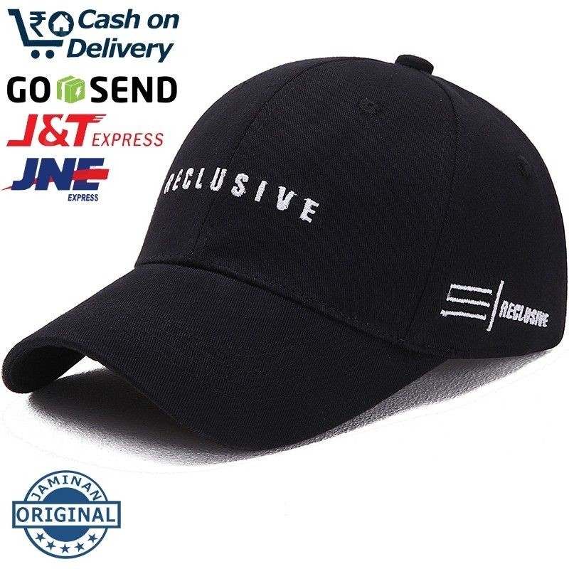 GTM/COD topi baseball pria wanita reclusive topi keren topi baseball bordir RECLUSIVE