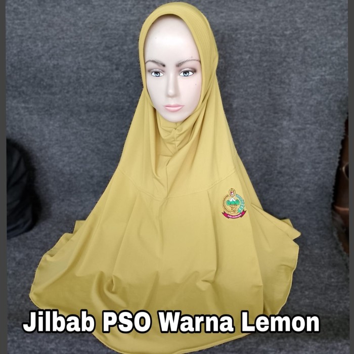 ✨BISA COD✨ - jilbab Persit Terbaru warna lemon