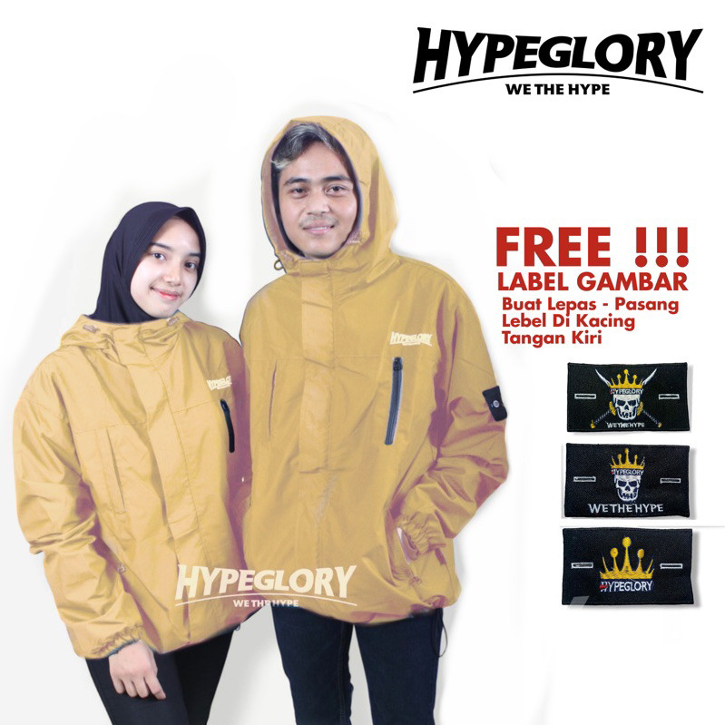 Jaket Parasut Waterproof Model tnf Hypeglory Merch / Jaket Gunung / jaket parasut pria wanita