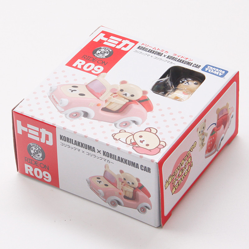 Takara Tomy Tomica Ride On R09 Korilakkuma x Korilakkuma Car Metal Diecast Vehicle Model Car