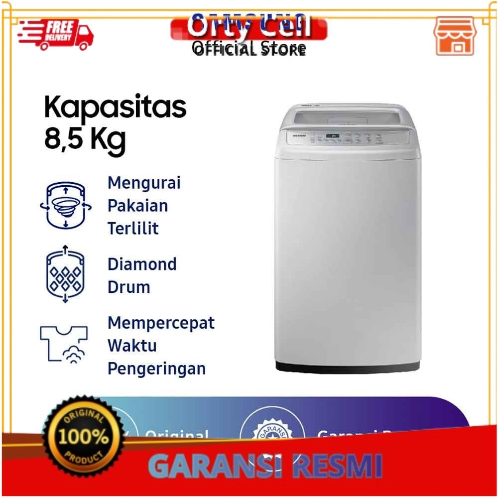 Mesin Cuci Samsung 1 Tabung woble series 8,5kg tipe WA85H4200SG garansi resmi