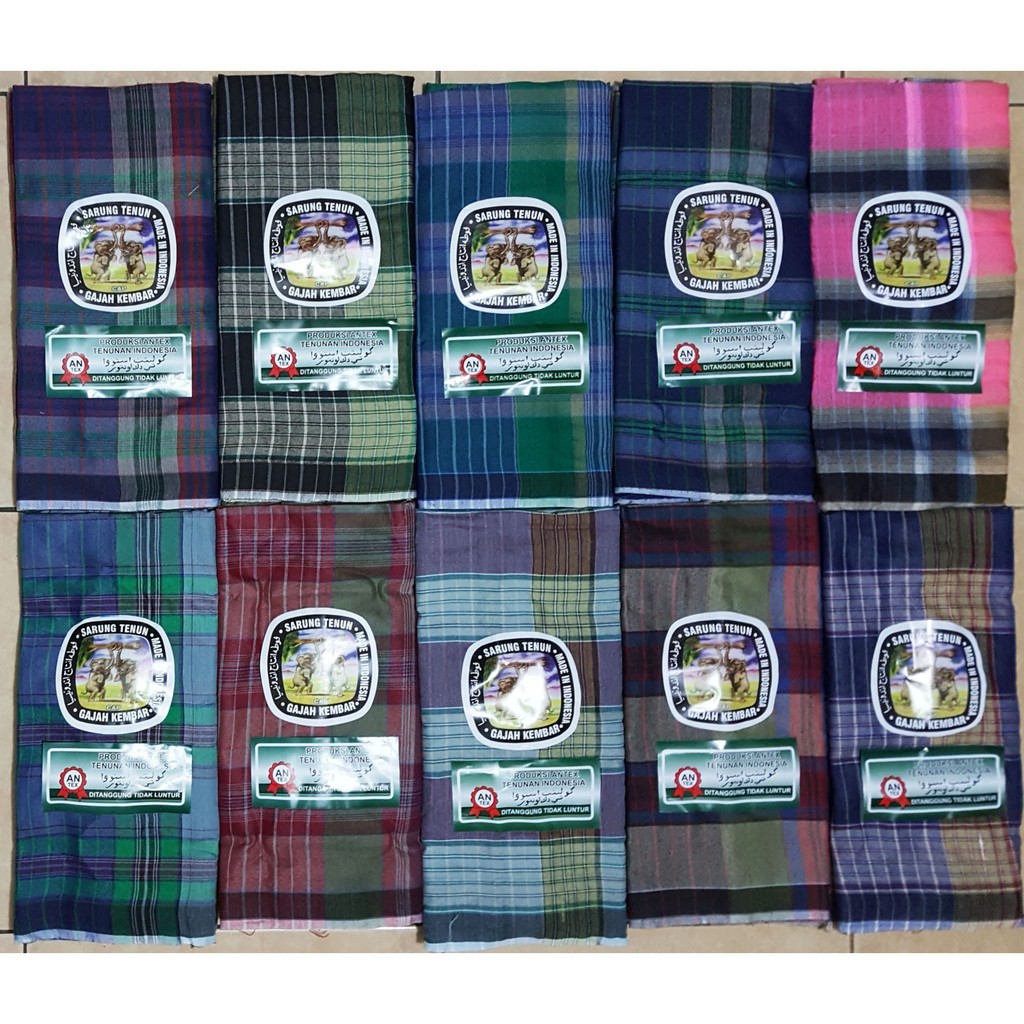 Sarung Tenun cap Gajah Kembar