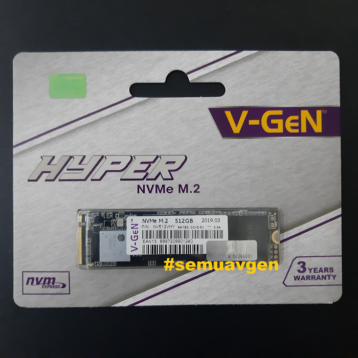 SSD V-GEN M.2 NVMe 512GB HYPER