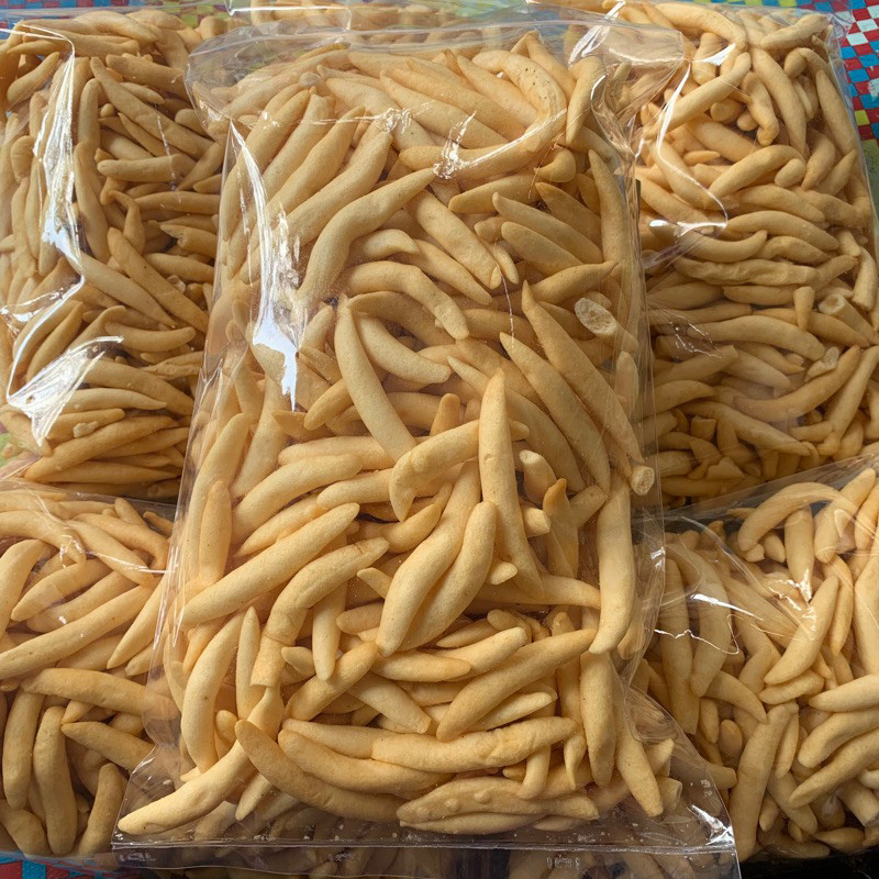 

TELUR GABUS KEJU STIK /// TELOR GABUS 250 GRAM AUFARO SNACK