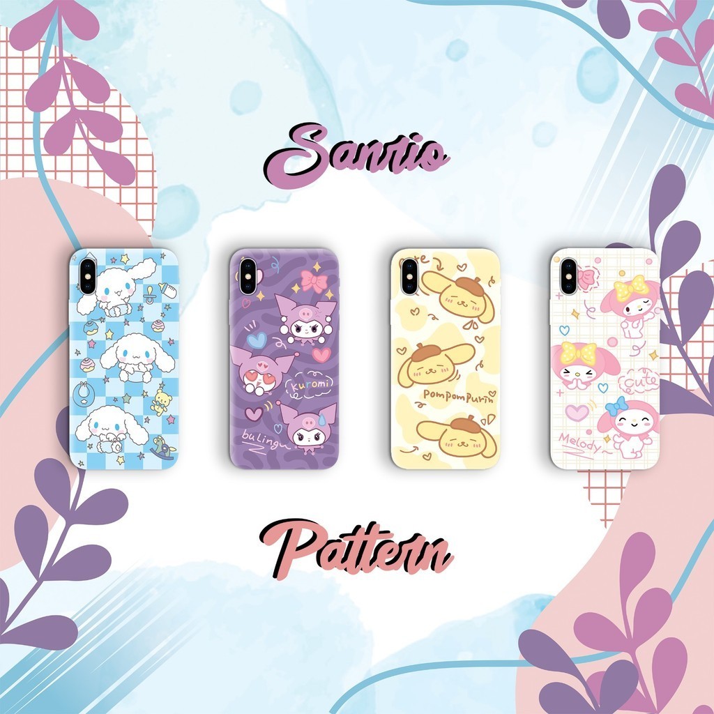 KARTUN SANRIO PATTERN HARDCASE FULL PRINT case xiaomi mi 10t pro 11 lite 5 5c 8 a1 5x a2 6 redmi
