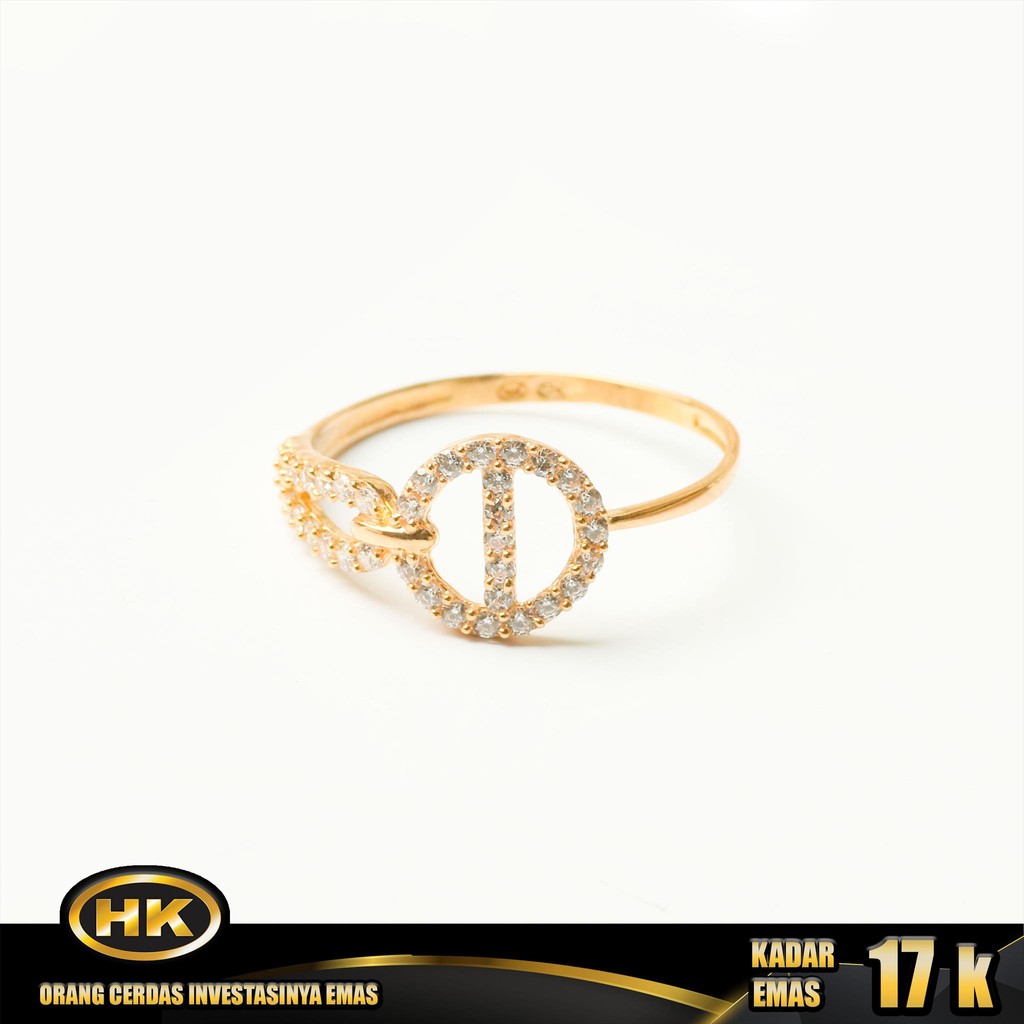 HK Mustika Gold - Cincin Emas  17K - Type 603