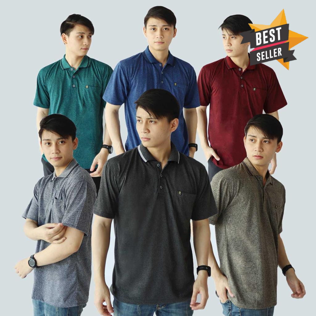 Liso wear - Kaos kerah pria jumbo polos saku dewasa | kaos polo korea twis t shirt