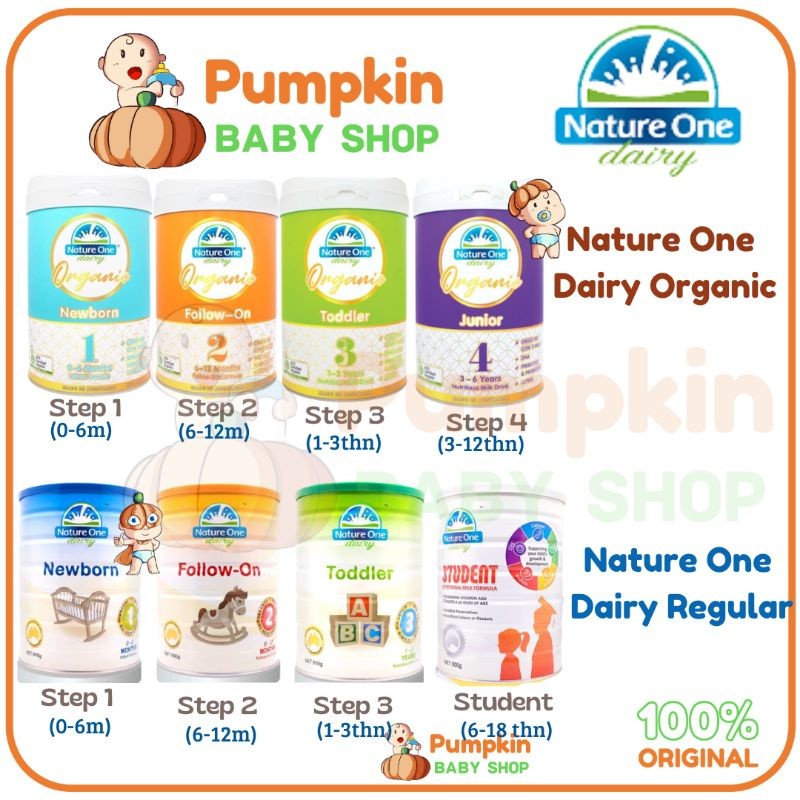 Promo Nature One Dairy Organic Formula Milk Step 1-4 / Nature One Dairy Formula Milk