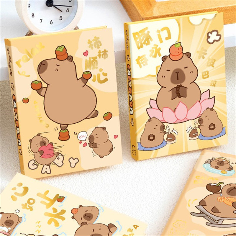 

Capybara Pocket Books A7 Pocket Book Portable Mini Notebook Handbook Student Notebook