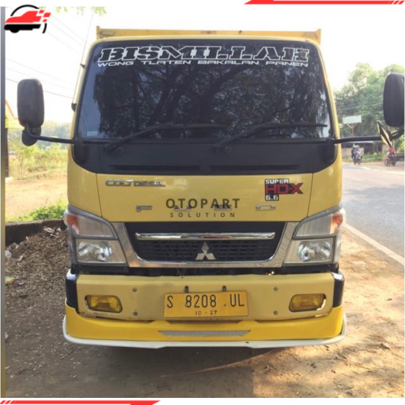 tambahan bemper spoiler canter ragasa giga elf macan sudah sama pijakan kaki variasi truk Otopart