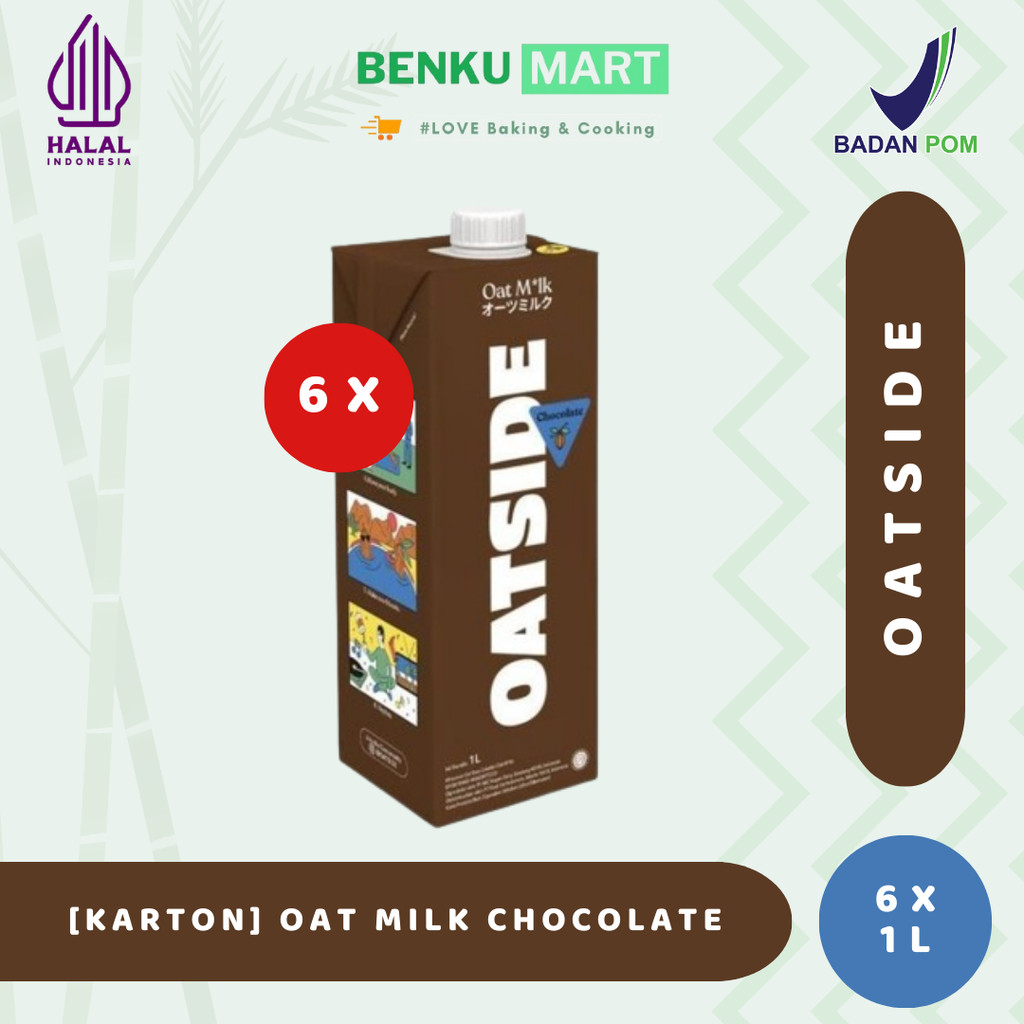 

[KARTON] Oatside Chocolate Oat Milk 1 Liter