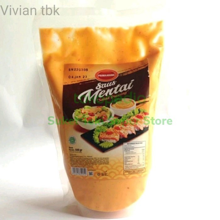 

vv Saus Mentai Prima Agung 500gr High Quality Halal