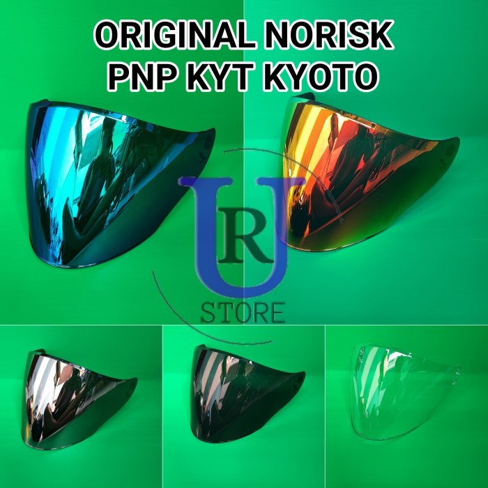 FLAT VISOR VENOM HELM KYT KYOTO / VISOR IRIDIUM HELM KYT KYOTO / KACA HELM KYOTO IRIDIUM | ORIGINAL 