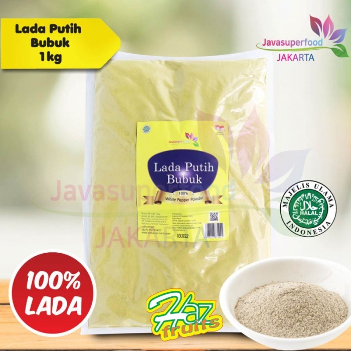 

Lada Putih Bubuk | White Pepper Powder 1 Kg