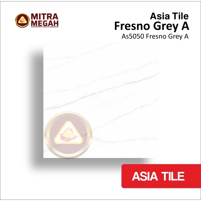 KERAMIK ASIA TILE 50X50 Fresno Grey A