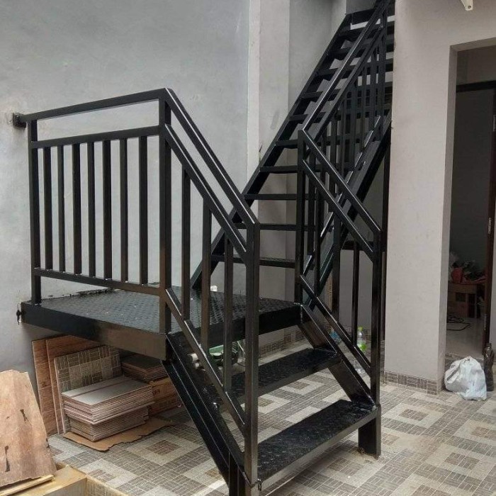 PROMO tangga rebah besi holo galvanis