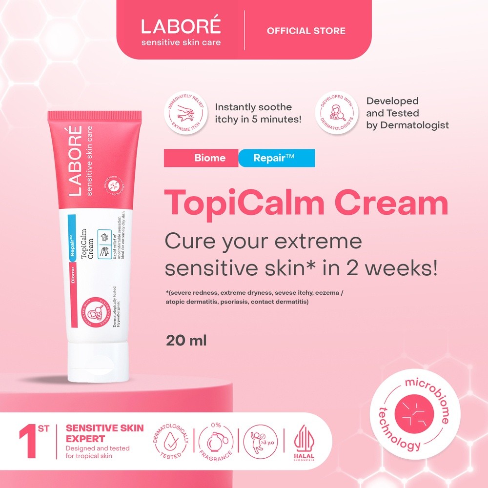 [Gift Not For Sale] LABORÉ Sensitive Skin Care BiomeRepair TopiCalm Cream 20 ml