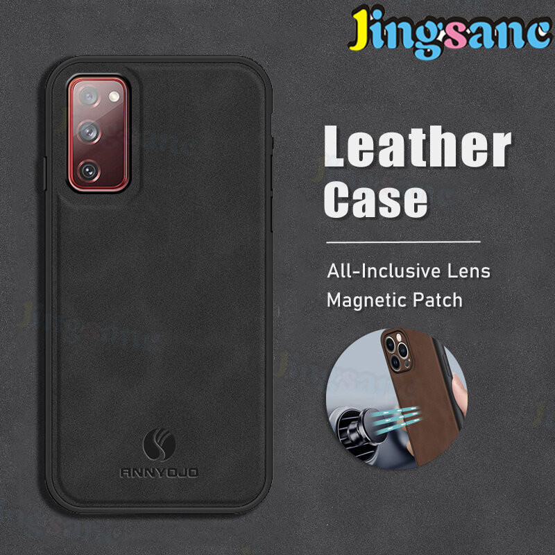 New Phone casing Samsung Galaxy S20 FE S20 FE 5G case Business Luxury Magnetic Sheepskin Soft Silico