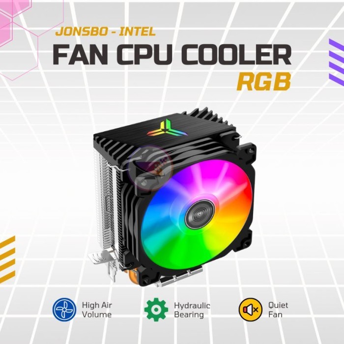 Fan CPU Cooler RGB Jonsbo CR-1200 Intel
