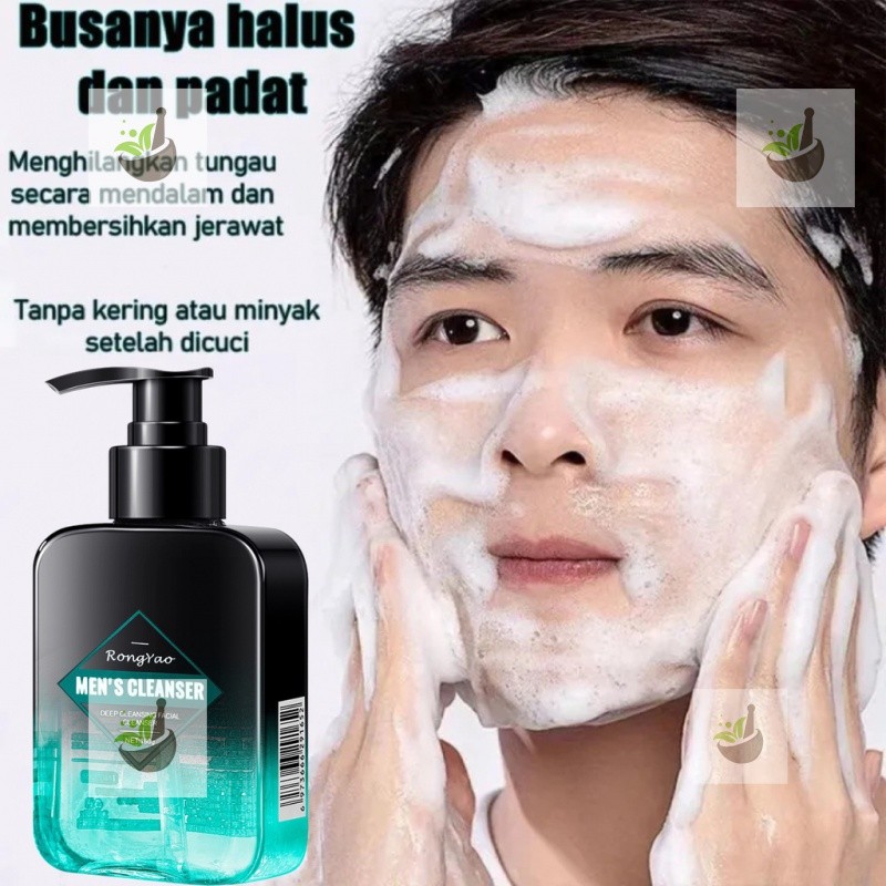 Pembersih Wajah Pria Pembersih Wajah Jerawat 150g Pembersih Wajah Pria Pemutih Wajah Pria Tungau Pem