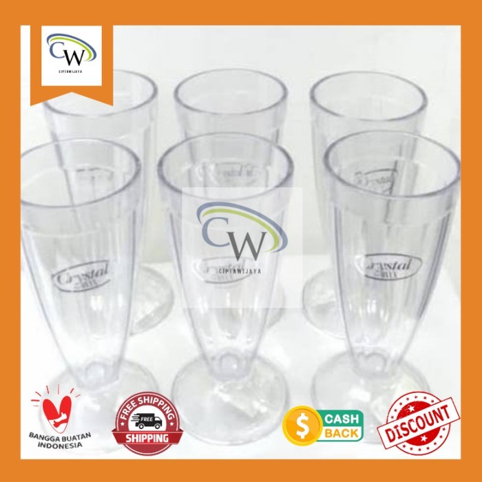 Gelas Jus Mika/ Gelas jus akrilik /Gelas jus melamin Onyx 350 ml