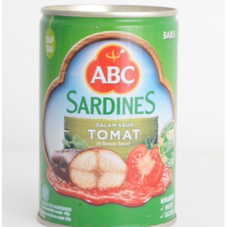 

ABC Sardines Tomat 425 ml