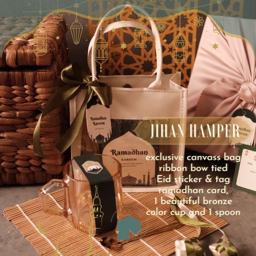 

Hamper Idul Fitri Hampers Lebaran parcel kado JIHAN Ramadhan Kado Parsel hadiah paket parcel ramadan bingkisan gift premium tableware