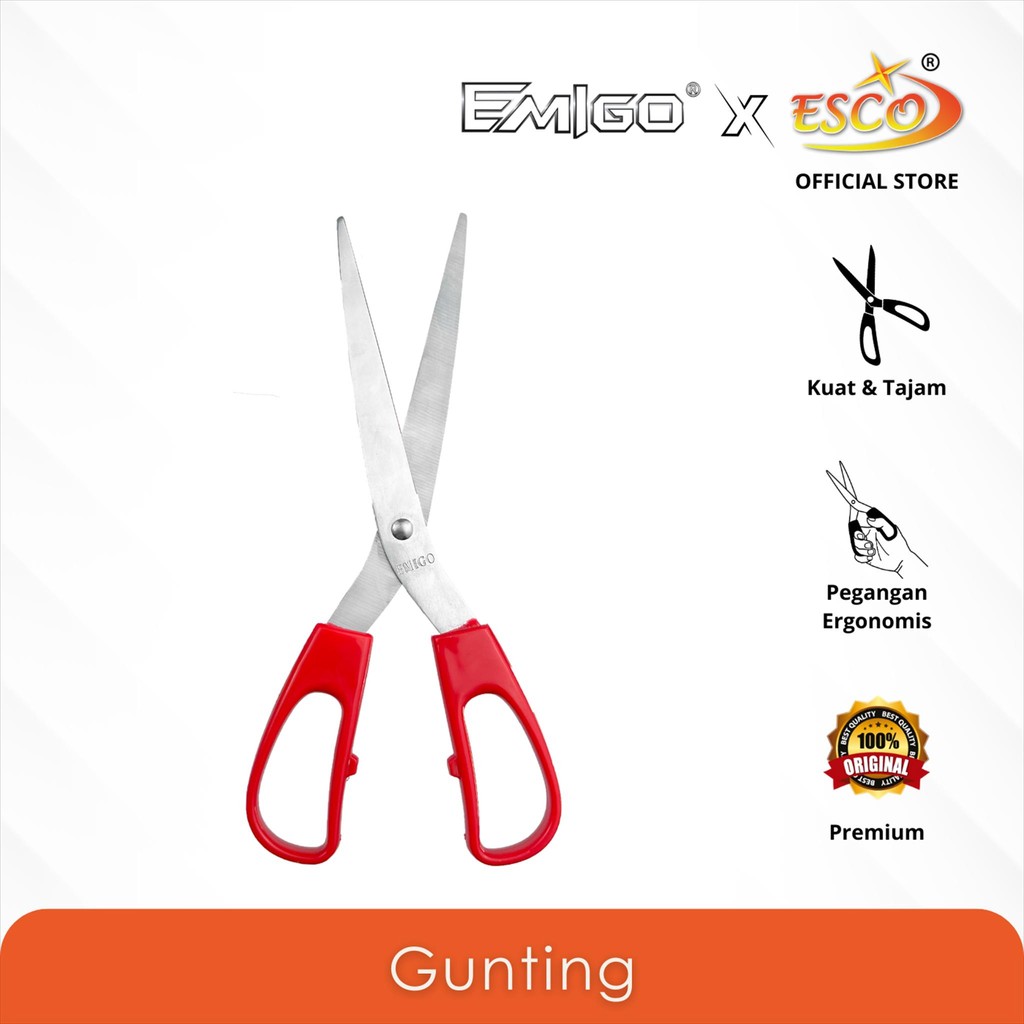 

ESCO >< EMIGO Gunting / Scissors 8 Inch EM-286-1-WB