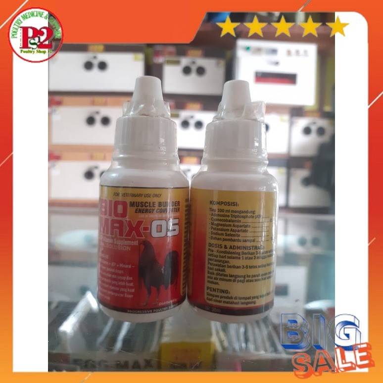 Power max ep bio max os suplemen multivitamin tenaga ayam tarung DOPING CAIR