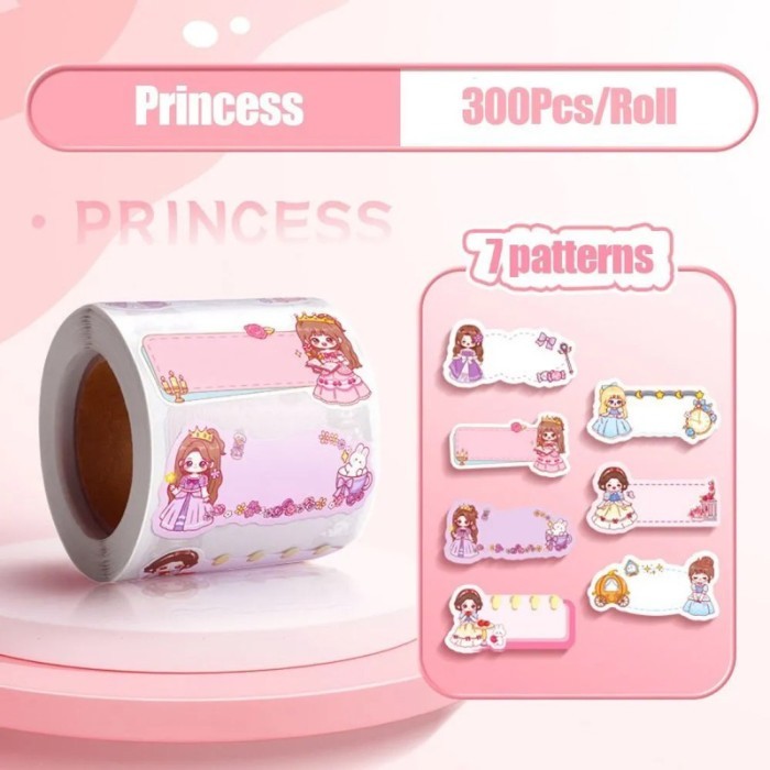 

name label sticker tag sticker nama label tempel tulis - Princess by Summerstore Id