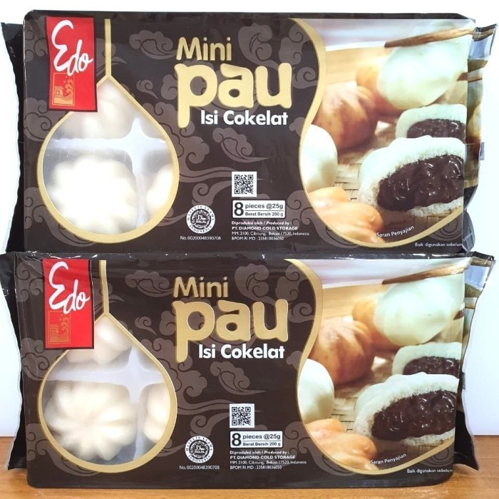 

EDO MINI PAO ISI COKELAT 200g (8pcs @25g)