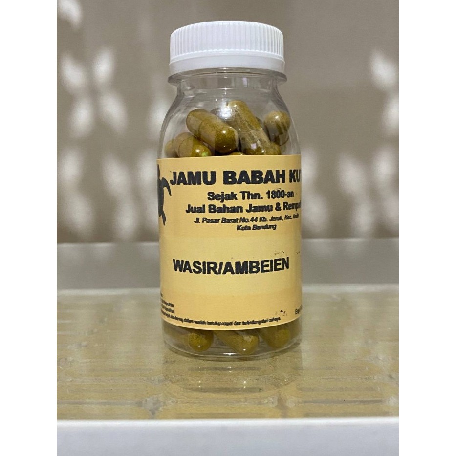 

Jamu Babah Kuya - Wasir/Ambeien (50 Kapsul) Herbal